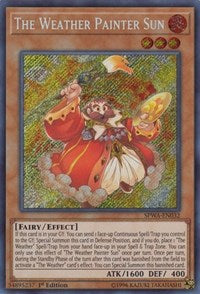 The Weather Painter Sun [SPWA-EN032] Secret Rare | Mega City Incorporated