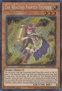 The Weather Painter Thunder [SPWA-EN033] Secret Rare | Mega City Incorporated