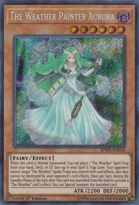 The Weather Painter Aurora [SPWA-EN034] Secret Rare | Mega City Incorporated