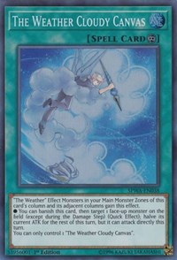 The Weather Cloudy Canvas [SPWA-EN038] Super Rare | Mega City Incorporated