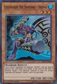 Legendary Six Samurai - Shinai [SPWA-EN044] Super Rare | Mega City Incorporated