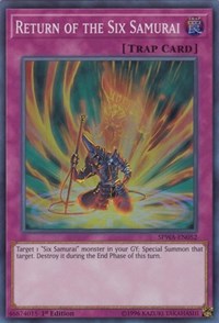 Return of the Six Samurai [SPWA-EN052] Super Rare | Mega City Incorporated