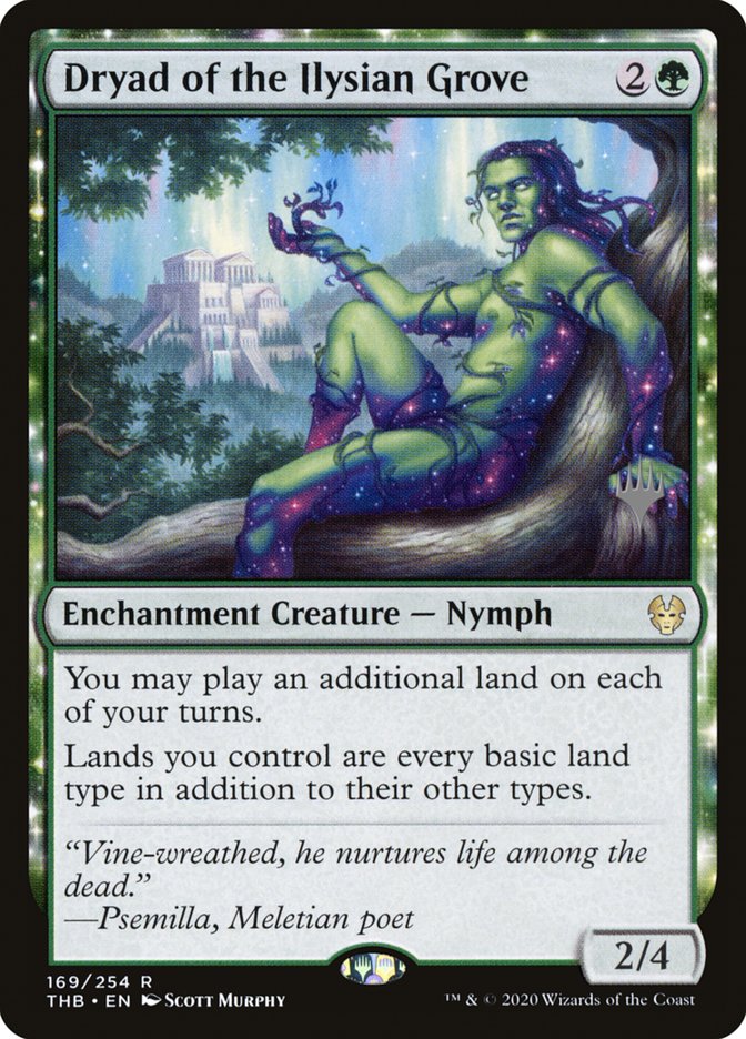 Dryad of the Ilysian Grove (Promo Pack) [Theros Beyond Death Promos] | Mega City Incorporated