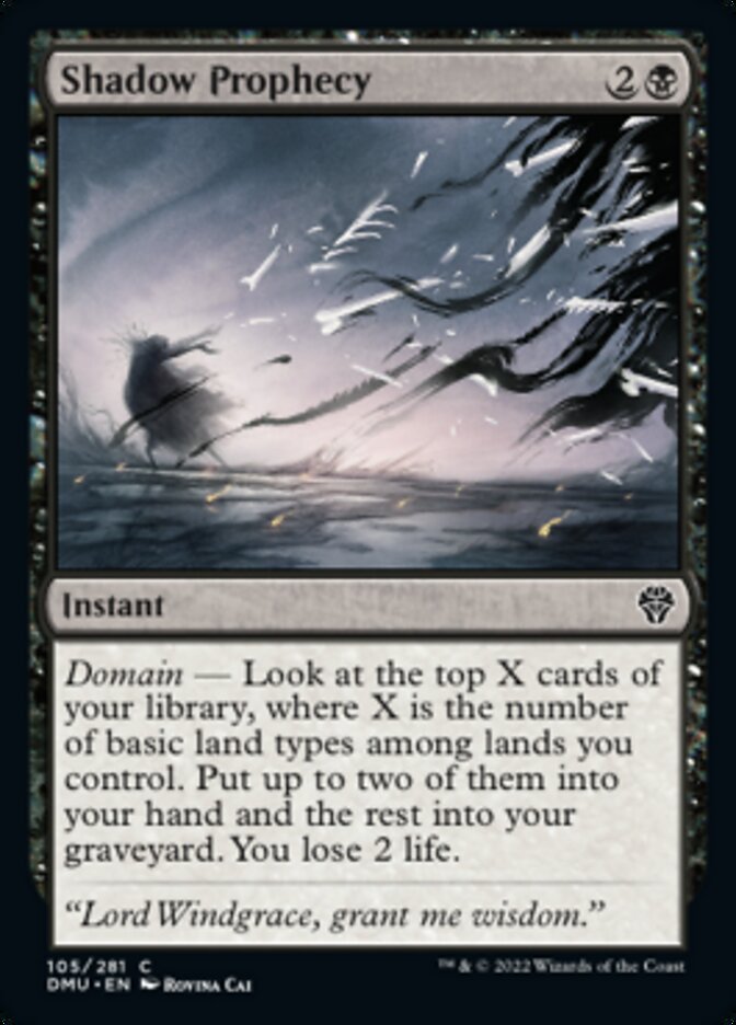 Shadow Prophecy [Dominaria United] | Mega City Incorporated