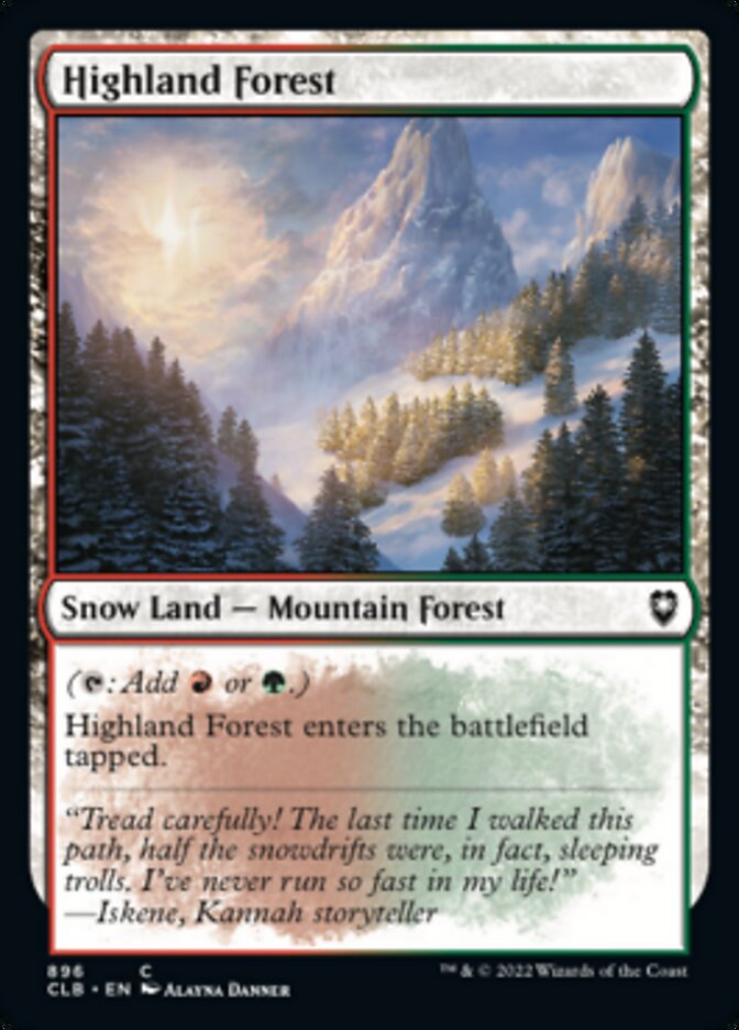 Highland Forest [Commander Legends: Battle for Baldur's Gate] | Mega City Incorporated