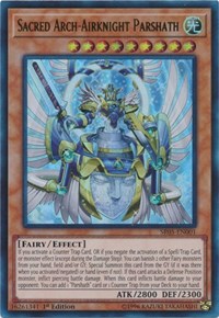 Sacred Arch-Airknight Parshath [SR05-EN001] Ultra Rare | Mega City Incorporated