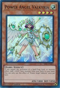 Power Angel Valkyria [SR05-EN003] Super Rare | Mega City Incorporated