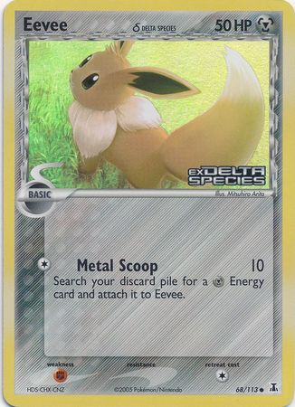 Eevee (68/113) (Delta Species) (Stamped) [EX: Delta Species] | Mega City Incorporated