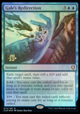 Gale's Redirection [Commander Legends: Battle for Baldur's Gate Prerelease Promos] | Mega City Incorporated