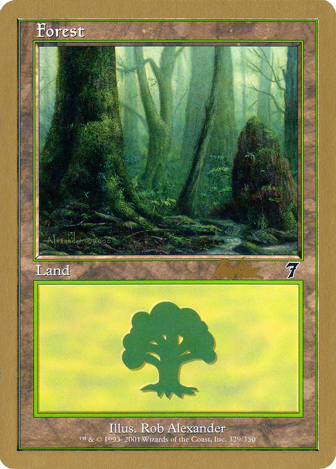 Forest (329) (Brian Kibler) [World Championship Decks 2002] | Mega City Incorporated