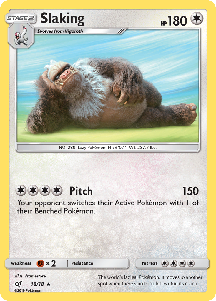 Slaking (18/18) [Sun & Moon: Detective Pikachu] | Mega City Incorporated