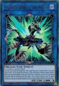 Triple Burst Dragon [EXFO-EN044] Ultra Rare | Mega City Incorporated