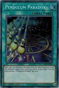 Pendulum Paradox [EXFO-EN061] Secret Rare | Mega City Incorporated