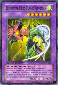 Elemental HERO Flame Wingman [MF03-EN006] Parallel Rare | Mega City Incorporated