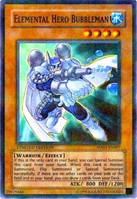 Elemental HERO Bubbleman [MF03-EN007] Parallel Rare | Mega City Incorporated