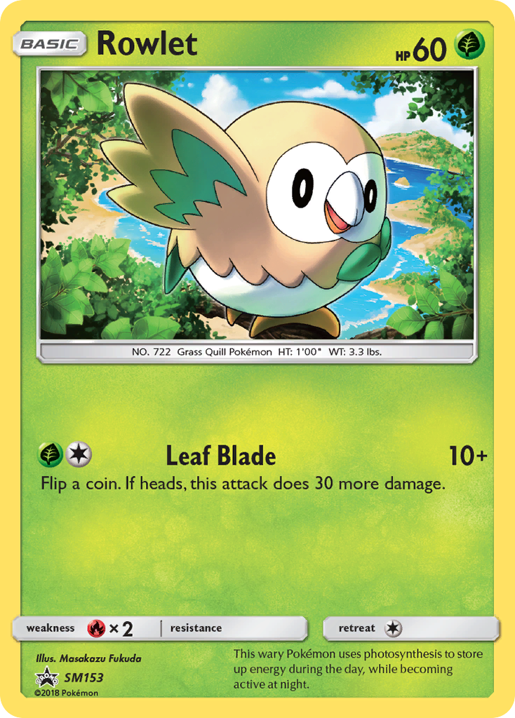 Rowlet (SM153) [Sun & Moon: Black Star Promos] | Mega City Incorporated