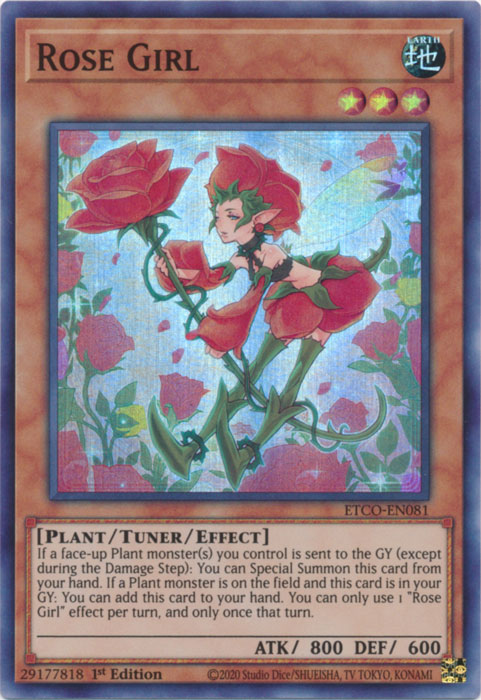 Rose Girl [ETCO-EN081] Super Rare | Mega City Incorporated