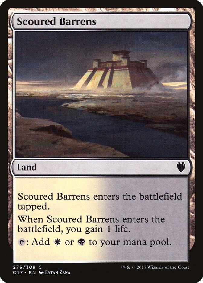 Scoured Barrens [Commander 2017] | Mega City Incorporated