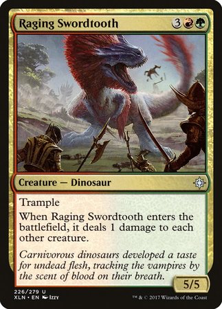 Raging Swordtooth [Ixalan] | Mega City Incorporated
