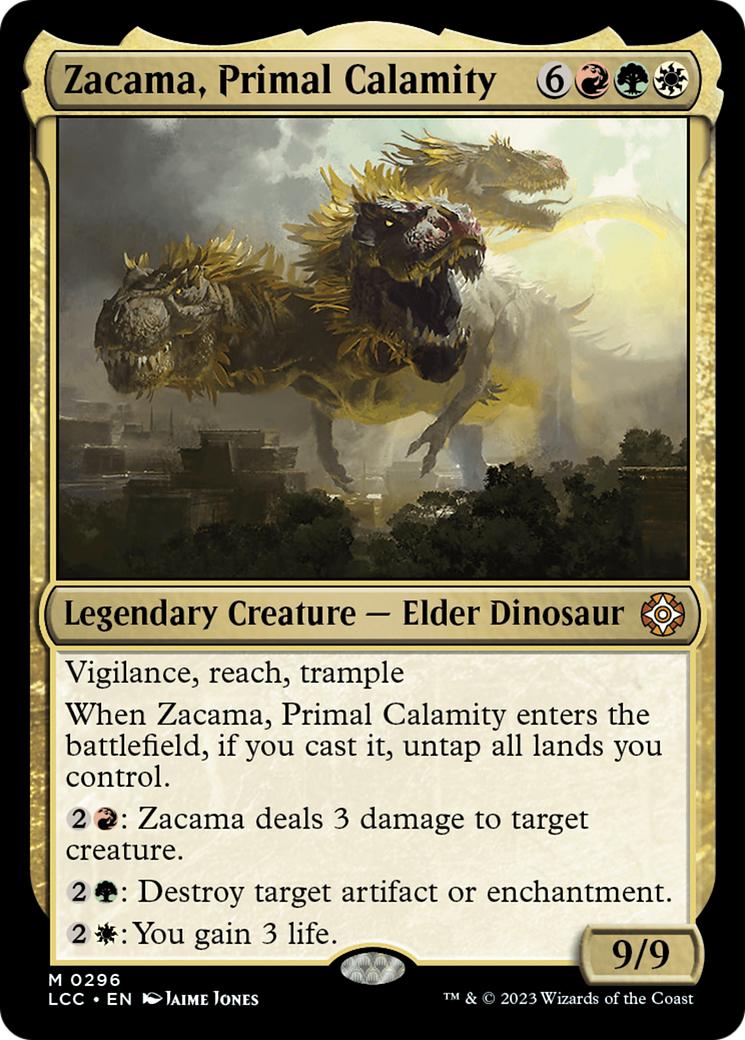 Zacama, Primal Calamity [The Lost Caverns of Ixalan Commander] | Mega City Incorporated