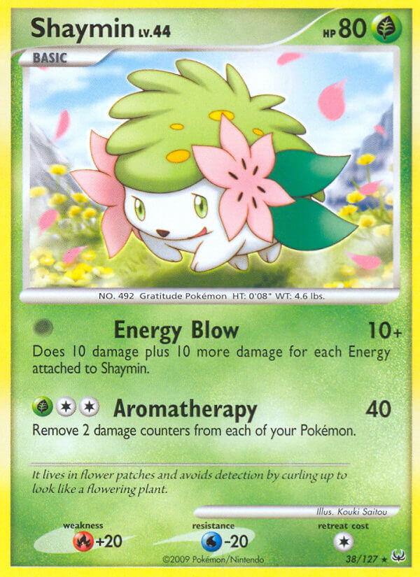 Shaymin (38/127) (Theme Deck Exclusive) [Platinum: Base Set] | Mega City Incorporated