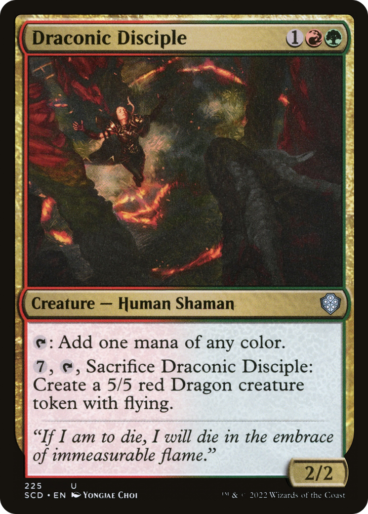 Draconic Disciple [Starter Commander Decks] | Mega City Incorporated