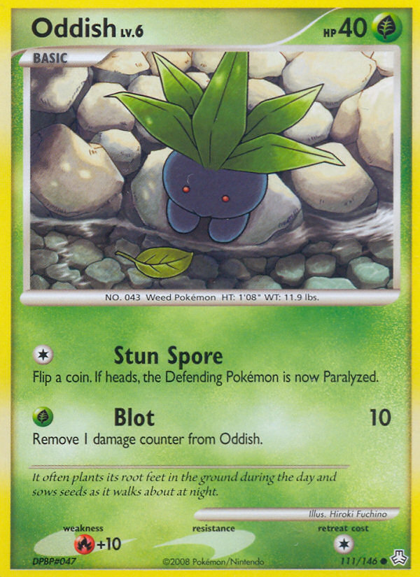 Oddish (111/146) [Diamond & Pearl: Legends Awakened] | Mega City Incorporated