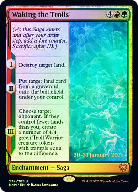 Waking the Trolls [Kaldheim Prerelease Promos] | Mega City Incorporated