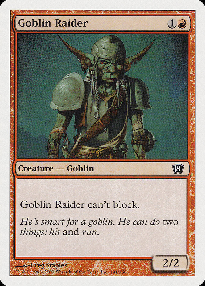 Goblin Raider [Eighth Edition] | Mega City Incorporated