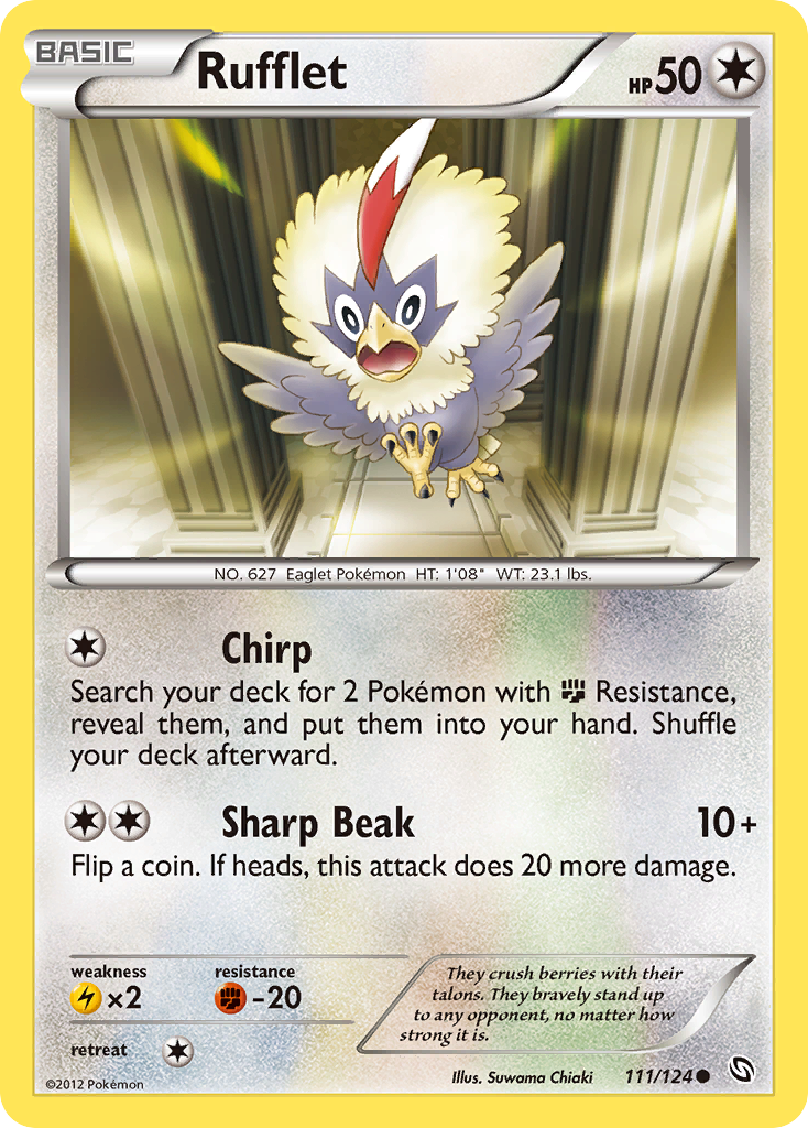 Rufflet (111/124) [Black & White: Dragons Exalted] | Mega City Incorporated