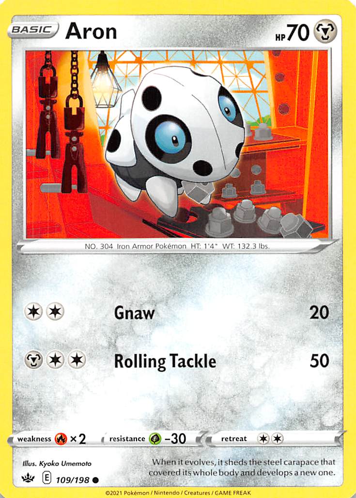 Aron (109/198) [Sword & Shield: Chilling Reign] | Mega City Incorporated
