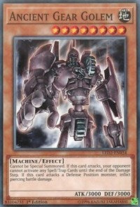 Ancient Gear Golem [LED2-EN034] Common | Mega City Incorporated