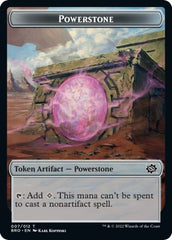 Powerstone // Saheeli, Filigree Master Emblem Double-Sided Token [The Brothers' War Tokens] | Mega City Incorporated