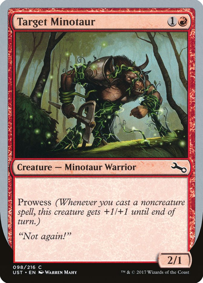 Target Minotaur (Vine Art) [Unstable] | Mega City Incorporated