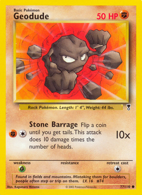 Geodude (77/110) [Legendary Collection] | Mega City Incorporated