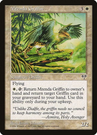 Mtenda Griffin [Mirage] | Mega City Incorporated