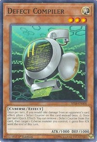 Defect Compiler (Starfoil) [SP18-EN008] Starfoil Rare | Mega City Incorporated