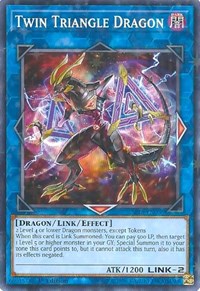 Twin Triangle Dragon (Starfoil) [SP18-EN036] Starfoil Rare | Mega City Incorporated