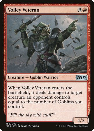 Volley Veteran [Core Set 2019] | Mega City Incorporated