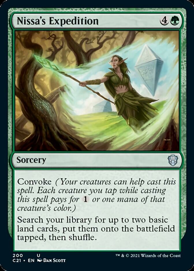 Nissa's Expedition [Commander 2021] | Mega City Incorporated