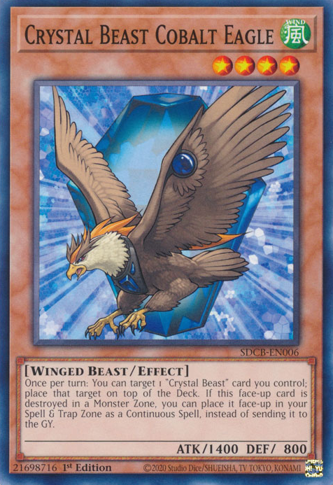 Crystal Beast Cobalt Eagle [SDCB-EN006] Common | Mega City Incorporated