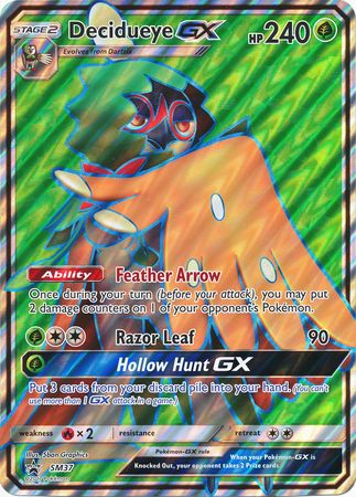 Decidueye GX (SM37) (Jumbo Card) [Sun & Moon: Black Star Promos] | Mega City Incorporated