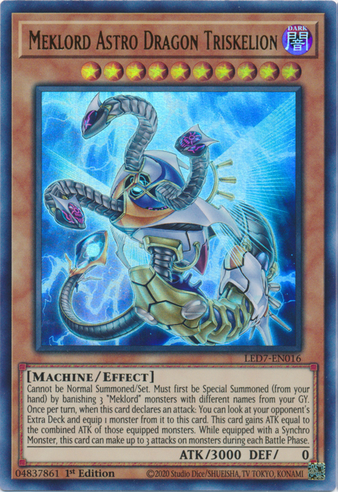 Meklord Astro Dragon Triskelion [LED7-EN016] Ultra Rare | Mega City Incorporated