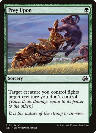 Prey Upon [Aether Revolt] | Mega City Incorporated