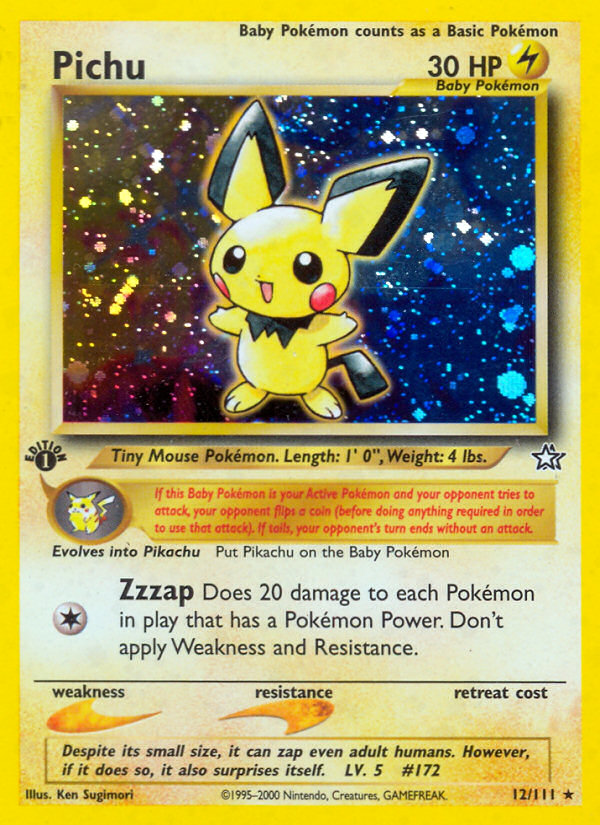 Pichu (12/111) [Neo Genesis 1st Edition] | Mega City Incorporated