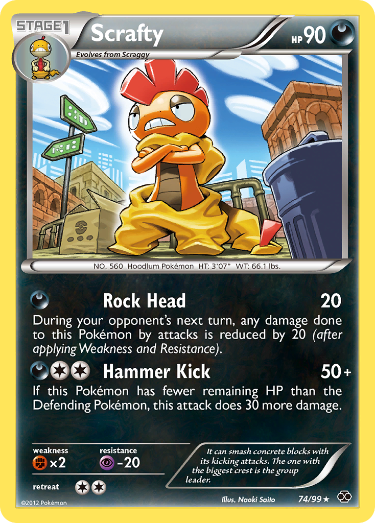 Scrafty (74/99) [Black & White: Next Destinies] | Mega City Incorporated