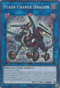 Flash Charge Dragon [BLRR-EN045] Secret Rare | Mega City Incorporated