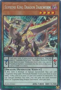 Supreme King Dragon Darkwurm [BLRR-EN063] Secret Rare | Mega City Incorporated