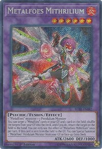 Metalfoes Mithrilium [BLRR-EN082] Secret Rare | Mega City Incorporated