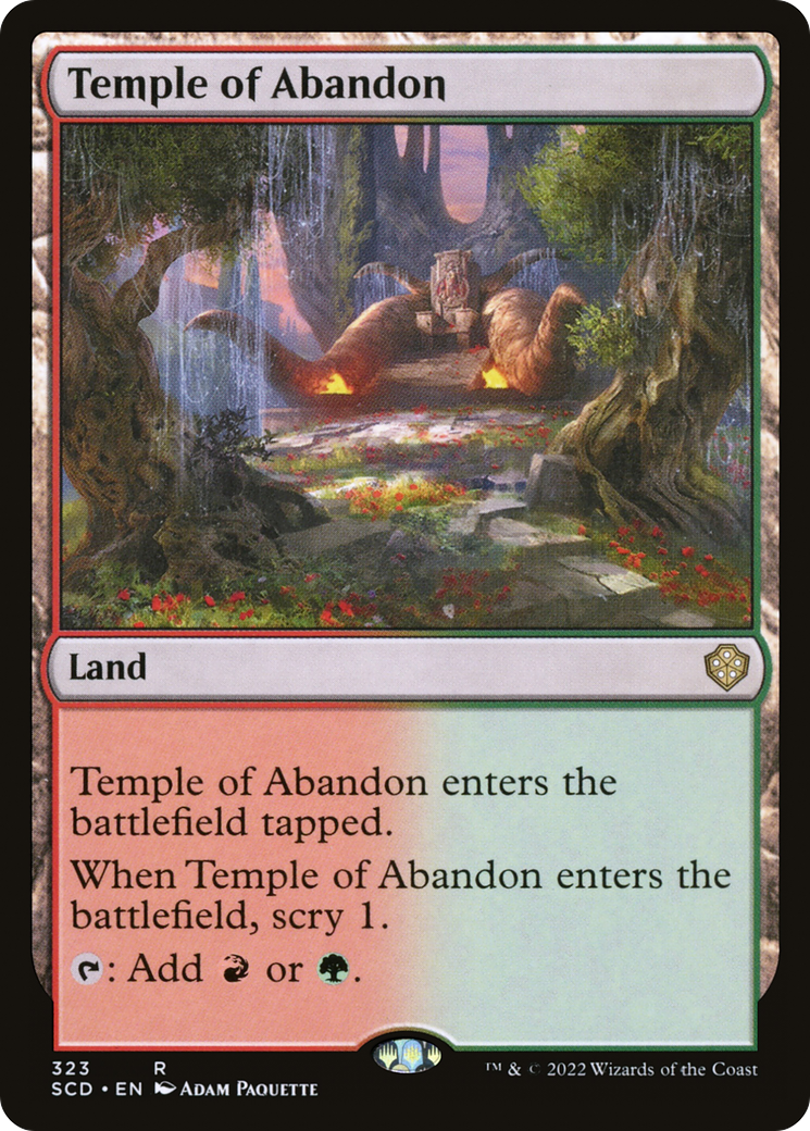 Temple of Abandon [Starter Commander Decks] | Mega City Incorporated